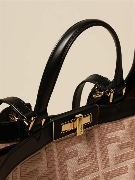 fendi embroidered peekaboo bag|Fendi peekaboo bag price.